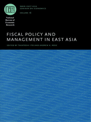 cover image of Fiscal Policy and Management in East Asia